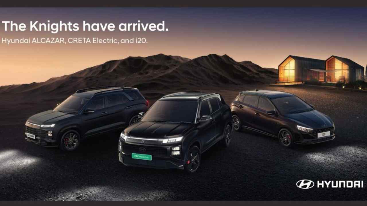 Hyundai Creta Electric, i20 & Alcazar Knight Editions Launched in India
