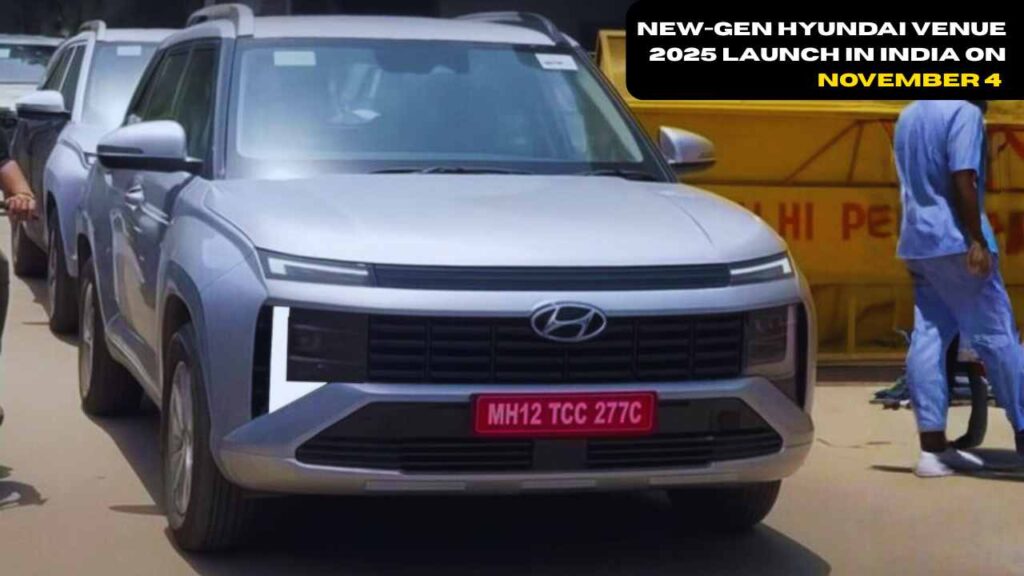 New-Gen Hyundai Venue 2025 Launch in India on November 4