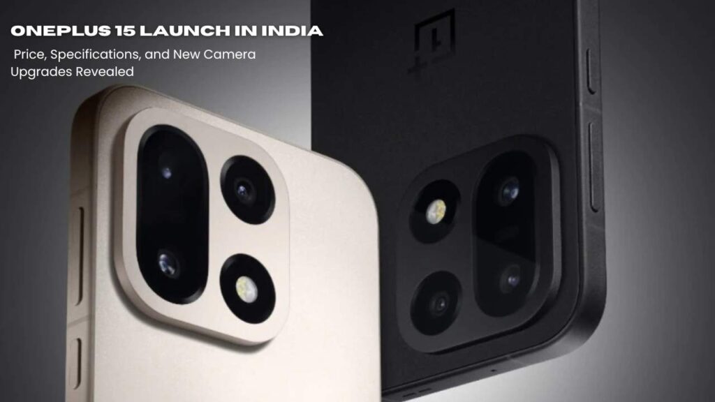 OnePlus 15 Launch in India