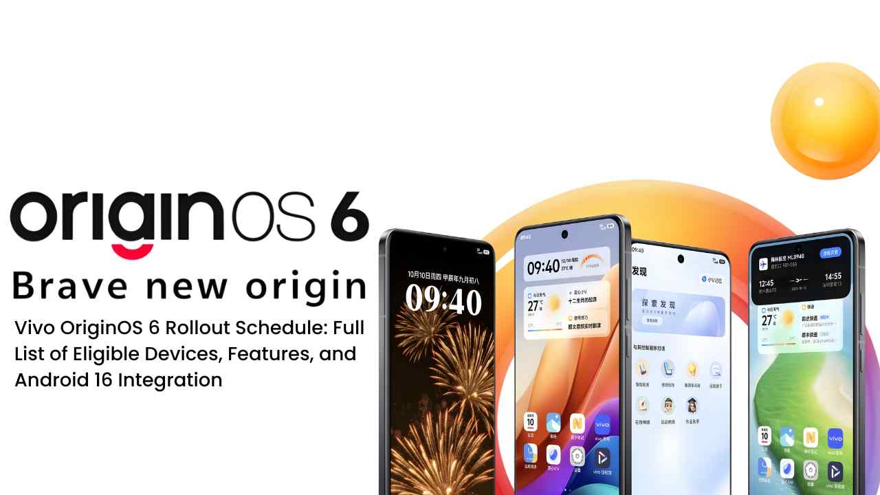Vivo OriginOS 6 Rollout Schedule
