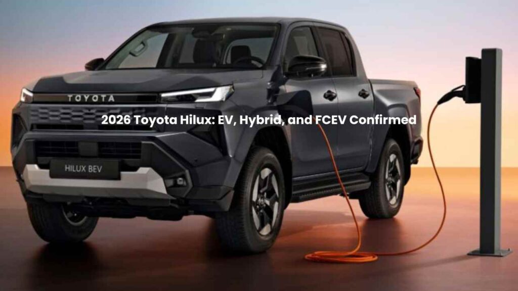 2026 Toyota Hilux EV and Hybrid models revealed ahead of global launch Next-generation Toyota Hilux 2026 with electric and hydrogen FCEV optio