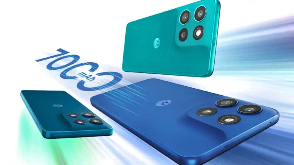 Moto G57 Power smartphone with 6.72-inch display and 7,000mAh battery