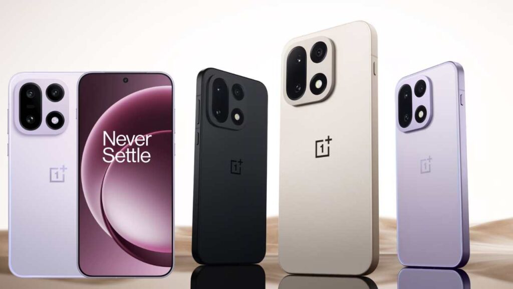 OnePlus 15 smartphone concept render showcasing its sleek design and triple-camera setup, representing the upcoming flagship’s leaked price and features ahead of launch in India.