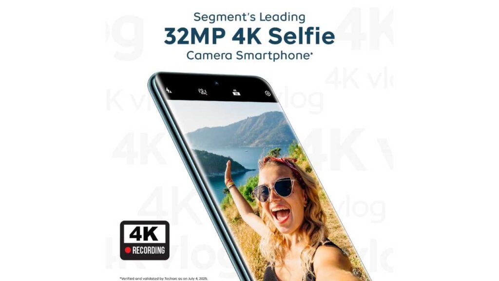 iQOO Z10R 5G smartphone showing camera
quad-curved AMOLED display and premium slim design in 2025